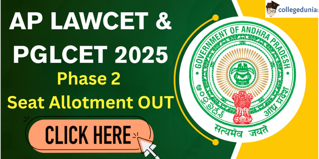 AP LAWCET & AP PGLCET 2025 Phase 2 Seat Allotment Released; Download PDF Here!